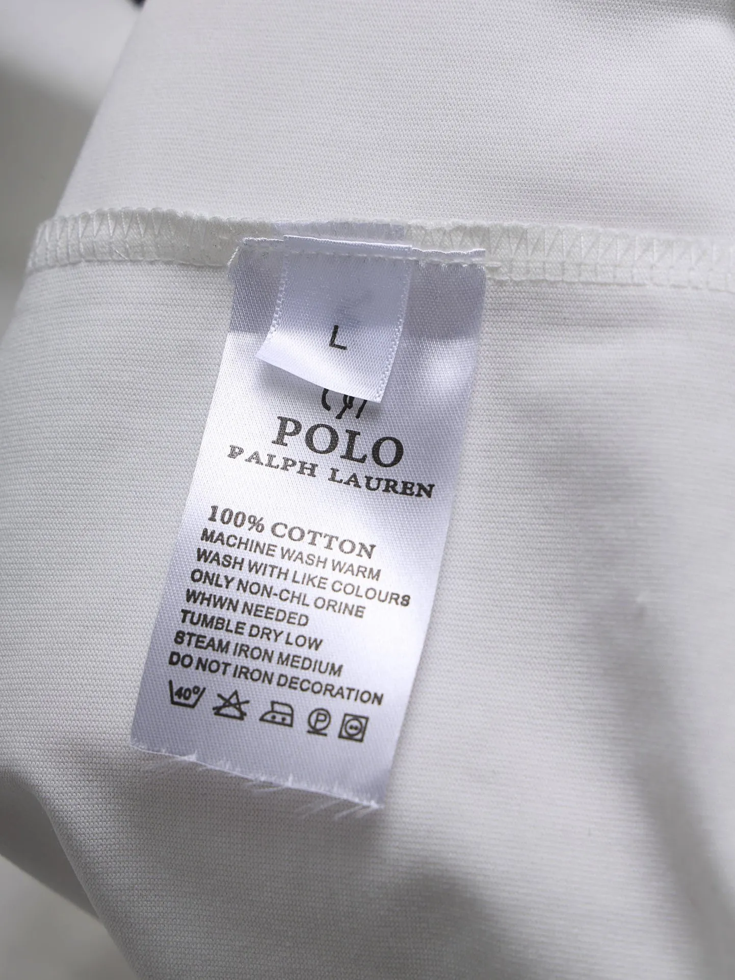 P170 Ralph Lauren* 2꯭0꯭2꯭6 new spring and summer style ❤️ Original ⌚️ higher version of Ralph Lauren. The fabric is made of 280g high-density pure cotton. It does not deform or shrink. Process introduction: double thread movement. Precision embroidery on the chest ➕ back panel embroidery🪡 process Color: White SIZE: S-XXL